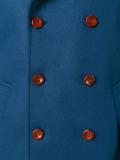 double-breasted mid coat