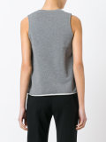 ruffled trim top 