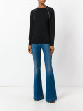 studded trim sweatshirt 