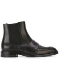 front strap ankle boots