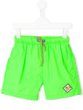 drawstring neon swim shorts