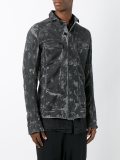 camo effect denim jacket