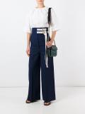 high waisted wide leg trousers