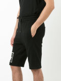 bull print drawstring shorts 