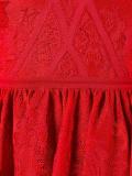 lace flared dress