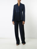 pleated panel blazer 