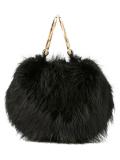 fur shoulder bag