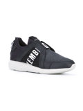 slip-on mesh panel sneakers 