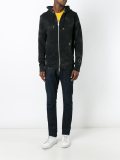 washed effect hoodie