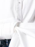 asymmetric bow shirt