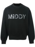 'Middy'标志刺绣毛衣