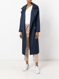 draped collar coat