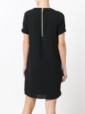 frayed trim dress