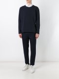 tailored slim-fit trousers