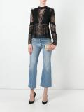 lace panel blouse 