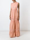 pleated long dress