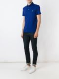 embroidered logo polo shirt