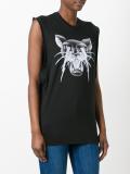 cat print tank top