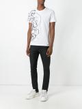 skull print T-shirt