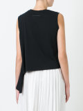 draped asymmetric T-shirt 