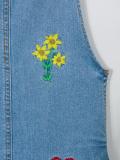 Edith denim dungarees
