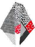 spots and stripes scarf