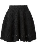 textured full skirt 