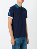chest print polo shirt