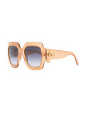 oversize square frame sunglasses