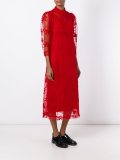 floral embroidery dress