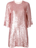 sequined shift dress