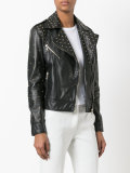 studded leather jacket