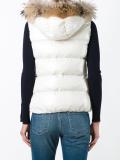 hooded zipped vest