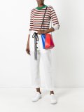 striped open back top