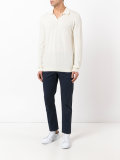 stylised collar sweatshirt 