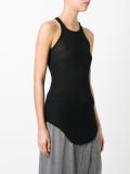 curved hem tank top