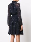 embellished high neck dress