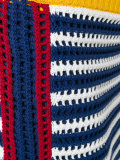 knit panel drawstring skirt