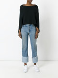 sequin cape jumper 