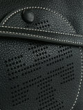 perforated logo crossbody bag