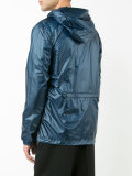 zip-up hooded jacket