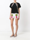 pineapple print shorts