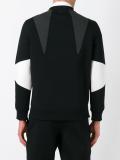 geometric panelled sweatshirt