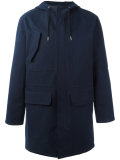 hooded coat