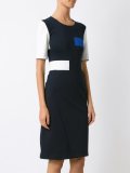 panelled midi dress