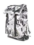 'Newspaper print' backpack