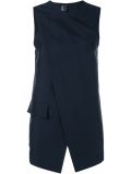 Wool and Mohair Wrap Top