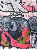'street art' print bomber