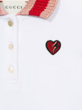heart embroidered polo shirt