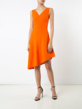 asymmetric flared dress 